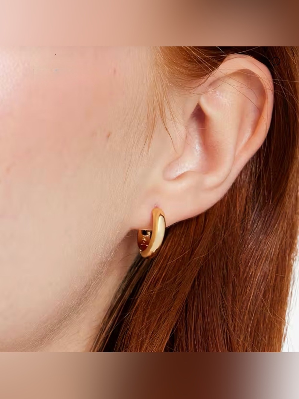 Kate Spade Gold Mini Huggie Hoop Earrings - Picture 5 of 5